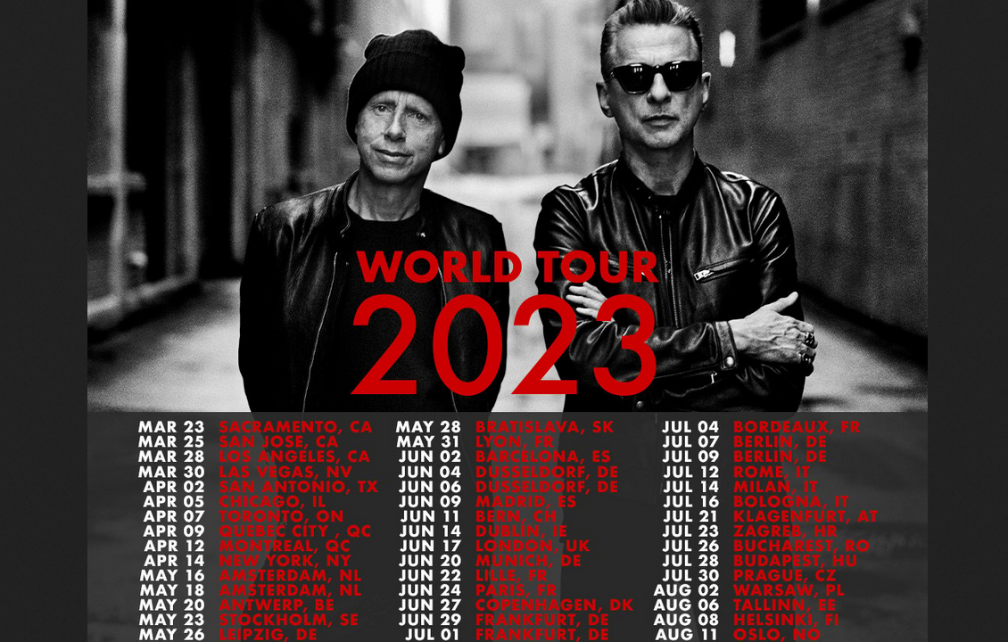 Depeche Mode World tour 2023